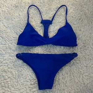 Women’s Sexy Blue Bikini Medium